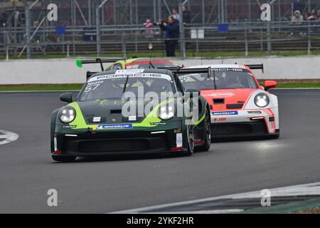 Aiden Neate, Eden Race Drive, Porsche 911 GT3 Cup, Porsche Carrera Cup Großbritannien 2024, eine einzige Marque-Serie, bei der alle Fahrer den Porsche 91 pilotieren Stockfoto