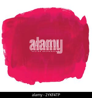 roter Fleck Aquarell Hintergrund Stock Vektor