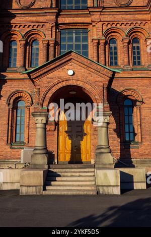 Östliche Orhodoxe Uspenski-Kathedrale in Helsinki, Finnland, Europa, sonniger Sommertag Stockfoto