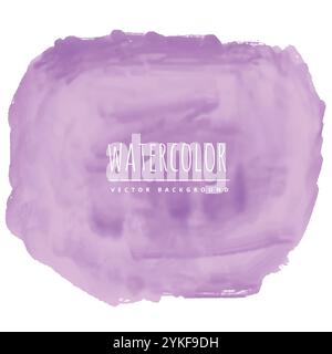 lila echtes Aquarell Textur Vektor Hintergrund Stock Vektor