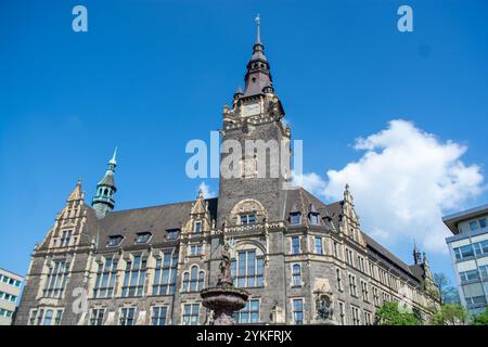 Das Elberfeld-Rathaus in Wuppertal in Nordrhein-Westfalen Stockfoto