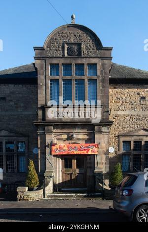 The Institute, Main Street, Hornby Village, Lancashire, England, Vereinigtes Königreich. Stockfoto