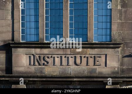 The Institute, Main Street, Hornby Village, Lancashire, England, Vereinigtes Königreich. Stockfoto