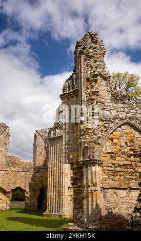 Großbritannien, Kent, Weald of Kent, Ruinen der Bayham Abbey Stockfoto