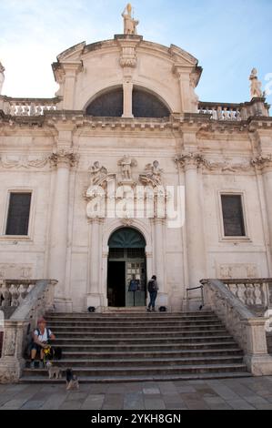 St. Blaise's Church, Altstadt, Dubrovnik, Dalmatien, Kroatien, Europa Stockfoto