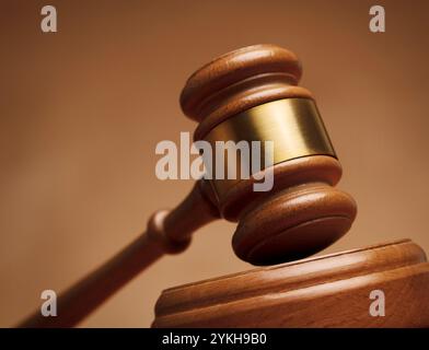 Nahaufnahme des Holzhanges Stockfoto