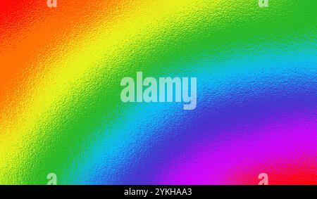 Regenbogenhintergrund. Irisierende Verlaufsstruktur. Abstrakte Farbfolie. Mehrfarbiges Muster. Aquarell mit Metallic-Effekt. Metallic Neon Ombre. Farbig Stock Vektor