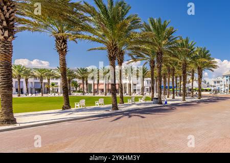 Gemeinschaftsbereich am Meer, florida Stockfoto