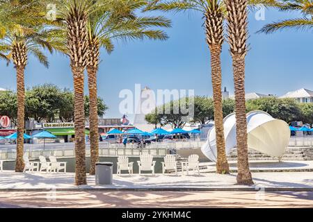 Gemeinschaftsbereich am Meer, florida Stockfoto