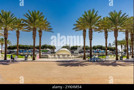 Gemeinschaftsbereich am Meer, florida Stockfoto