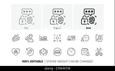 Symbole für Timer, Investition und Zeitlinie. Paket mit Symbol für Zahlungsmethode, Zeitmanagement, Verbrauchswachstum. Minimieren, ein Liebes-Matratzenpiktogramm. Teilen Stock Vektor