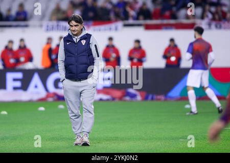 Split, Kroatien. November 2024. SPLIT, KROATIEN - 18. NOVEMBER: Während der UEFA Nations League 2024/25 League Fand am 18. November 2024 Ein Gruppenspiel zwischen Kroatien und Portugal im Poljud-Stadion in Split statt. Foto: Sime Zelic/PIXSELL Credit: Pixsell/Alamy Live News Stockfoto