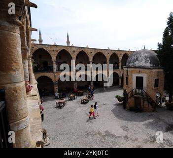 Das Great Inn in Nikosia, Nordzypern, wurde 1572 von den Osmanen erbaut. Stockfoto