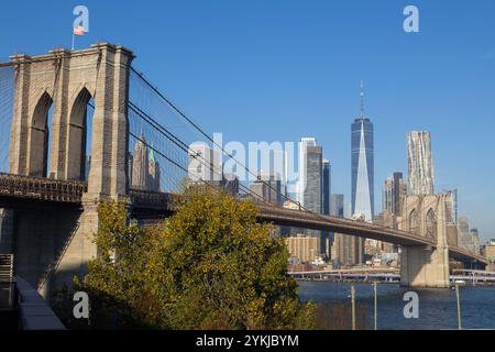 Manhattan Bridge in New York Stockfoto