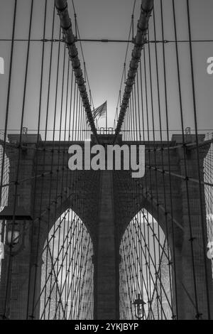 Manhattan Bridge in New York Stockfoto
