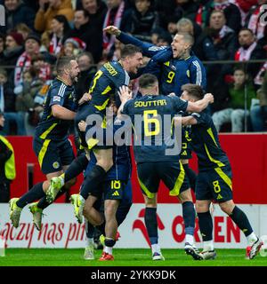 Warschau, Polen. November 2024. Während des Spiels der UEFA Nations League, Liga A, der Gruppe A1 zwischen Polen und Schottland im PGE National Stadium in Warschau, Polen am 18. November 2024 (Foto: Andrew Surma/ Credit: SIPA USA/Alamy Live News Stockfoto