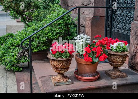 Wunderschöne Veranda in Hampden, Baltimore Maryland USA Stockfoto