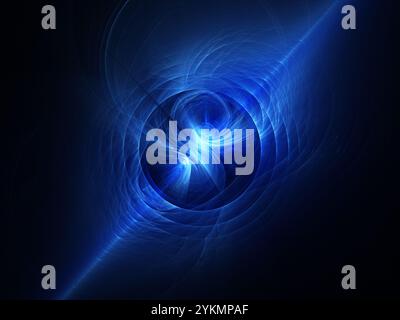 Farbe abstrakte Kunst Hintergrund Spirale (Tapete). Stockfoto