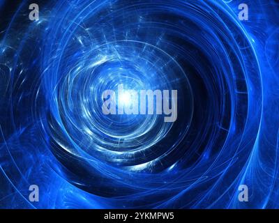 Farbe abstrakte Kunst Hintergrund Spirale (Tapete). Stockfoto