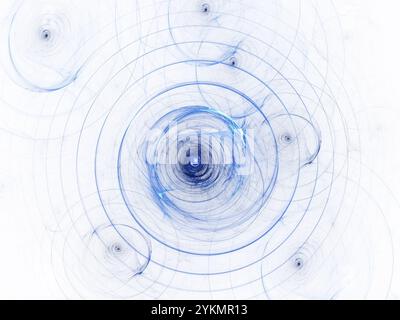 Farbe abstrakte Kunst Hintergrund Spirale (Tapete). Stockfoto