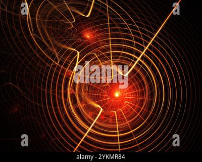 Farbe abstrakte Kunst Hintergrund Spirale (Tapete). Stockfoto