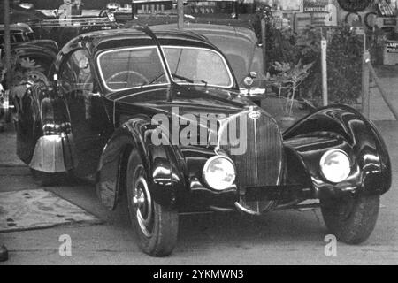 Bugatti Type-57 SC Atlantic Voiture Noire. Stockfoto