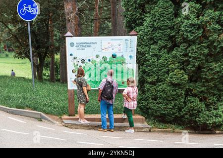 Russland, Kislowodsk - 19. Juni 2024: Nationalpark Kislowodsk Stockfoto