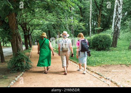 Russland, Kislowodsk - 19. Juni 2024: Nationalpark Kislowodsk Stockfoto