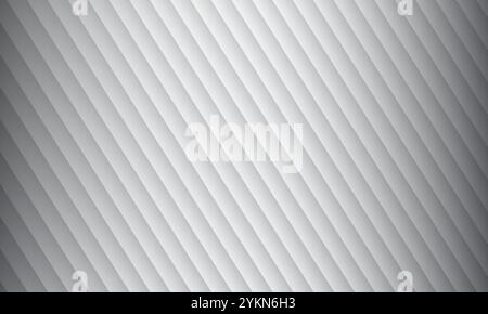 Abstrakter Hintergrund mit grauen diagonalen Linien Stock Vektor