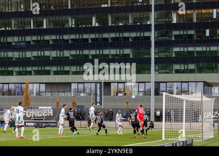 firo: 15.11.2024, Fußball, 1.Liga, 1.Bundesliga, Saison 2024/2025, Freundschaftsspiel, Borussia Monchengladbach gegen Preussen Münster FohlenPlatz im Borussia-Park, Stadion, Innenansicht, Übersicht, Stadionübersicht, Stockfoto