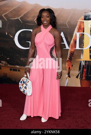 Los Angeles, USA. November 2024. LOS ANGELES, CA. 18. November 2024: Estelle bei der L.A. Premiere für Gladiator II im TCL Chinese Theatre. Bildnachweis: Paul Smith/Alamy Live News Stockfoto