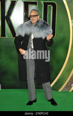 London, Großbritannien. November 2024. Jeff Goldblum bei der britischen Filmpremiere „Wicked Part 1“, Royal Festival Hall, Belvedere Road, am Montag, den 18. November 2024 in London, England, Großbritannien. CAP/CAN © CAN/Capital Pictures Credit: Capital Pictures/Alamy Live News Stockfoto