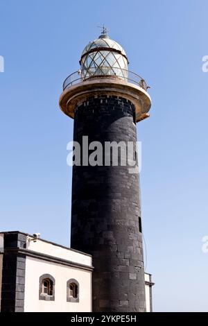 Leuchtturm von Jandia, Punta de Jandia, Fuerteventura, Kanarische Inseln Stockfoto