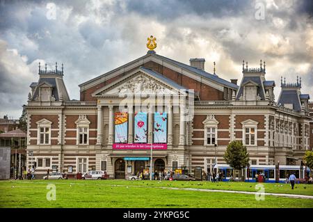 Das prächtige Royal Concertgebouw in Amsterdam Stockfoto