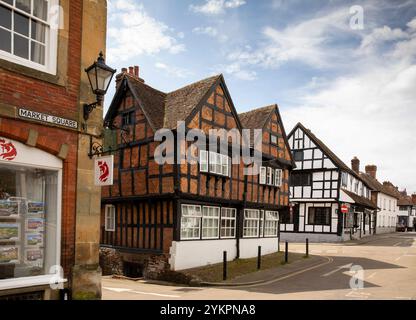 Großbritannien, England, West Sussex, Midhurst, West Street, Eagle House, Spread Eagle Hotel Annexe Stockfoto