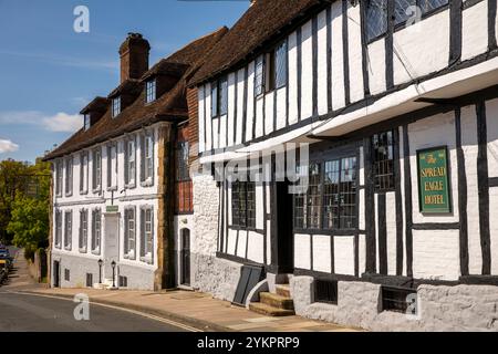 Großbritannien, England, West Sussex, Midhurst, South Street, Spread Eagle Hotel Stockfoto