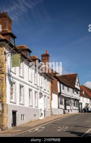 Großbritannien, England, West Sussex, Midhurst, South Street, Spread Eagle Hotel Stockfoto