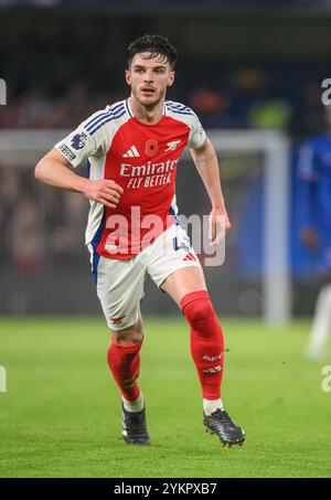 London, Großbritannien. November 2024. Chelsea / Arsenal - Premier League - Stamford Bridge - London. Declan Reis in Aktion. Bildnachweis: Mark Pain / Alamy Live News Stockfoto