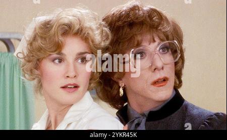 TOOTSIE 1982 Columbia Pictures Film mit Dustin Hoffman rechts als Michael Dorsey und Jessica lange als Julie Nichols Stockfoto