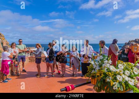 Berlenga Island, Portugal: 22. Juni 2024: Festival zu Ehren des heiligen Johannes des Täufers auf der Insel Berlenga, Peniche. Portugal Stockfoto