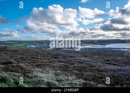 Widemouth Bay, North Cornwall, England. Stockfoto