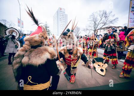 Surva - Internationales Festival der Maskerade-Spiele Stockfoto