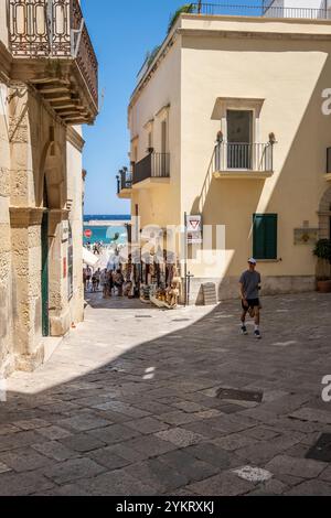 Otranto in Italien. Italienischer Urlaub. Stadt Otranto, Provinz Lecce auf der Halbinsel Salento, Apulien, Italien Stockfoto