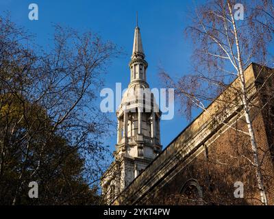 Shoreditch Church, St Leonard's Shoreditch, London, England, Vereinigtes Königreich, GB Stockfoto