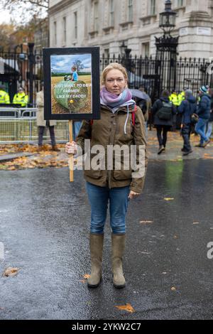 Bauernprotest am 19. November 2024 in London Stockfoto