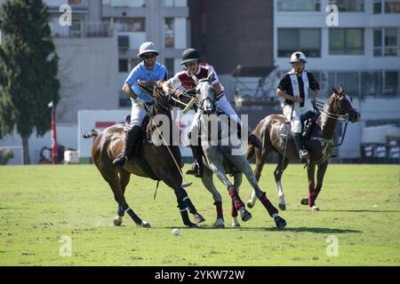 Szene aus der 131. Argentine Open Polo Championship (Spanisch: Campeonato Argentino Abierto de Polo), dem wichtigsten internationalen Polo-Tournamen Stockfoto