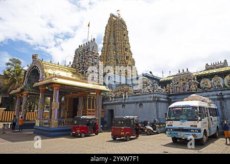 Hindu Sri Muthumariamman Tempel, Matale, Zentralprovinz, Sri Lanka, Asien Stockfoto