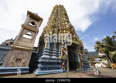 Hindu Sri Muthumariamman Tempel, Matale, Zentralprovinz, Sri Lanka, Asien Stockfoto