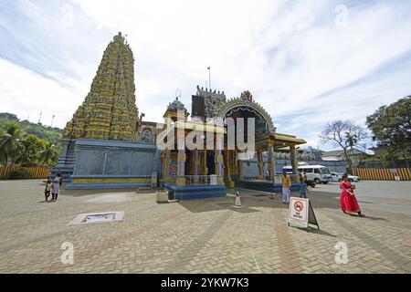 Hindu Sri Muthumariamman Tempel, Matale, Zentralprovinz, Sri Lanka, Asien Stockfoto