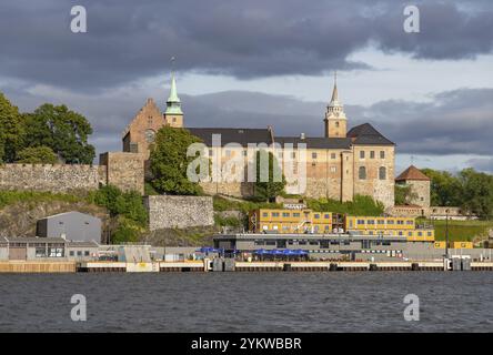 Ein Bild von der Festung Akershus Stockfoto